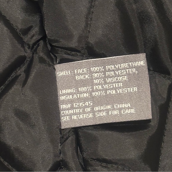 Michael Kors Faux Leather Moto Jacket - Picture 11 of 14